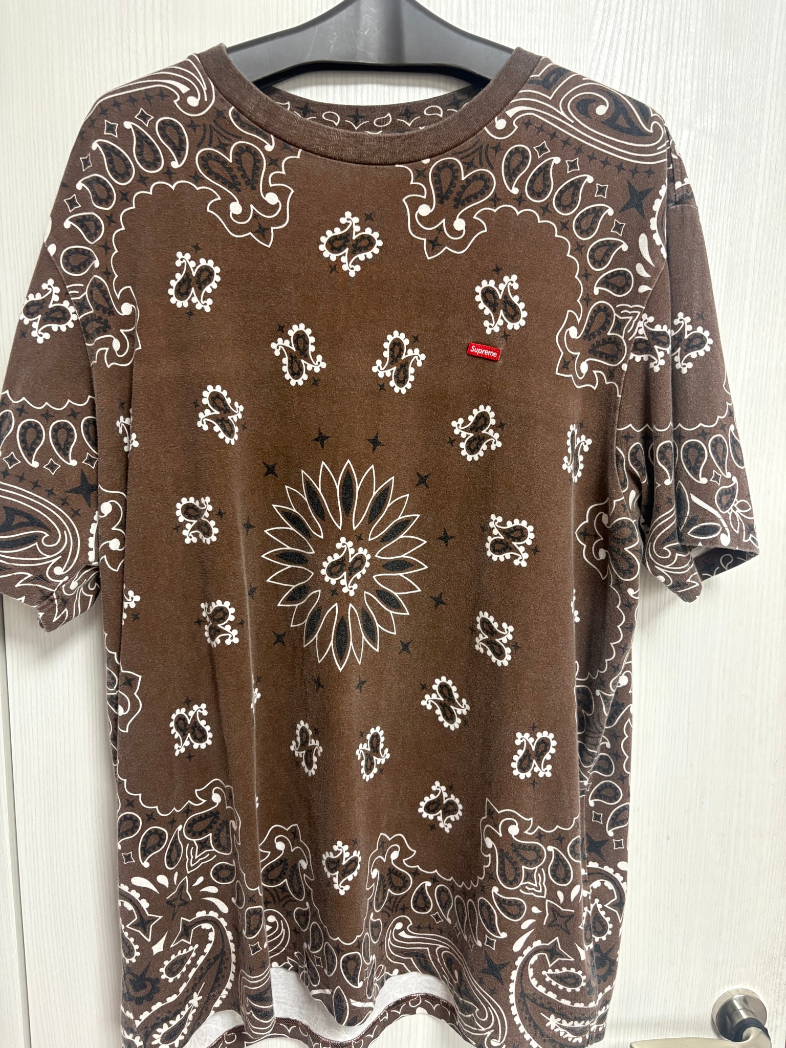 Supreme Small Box Tee "Bandana Brown"(21SS)