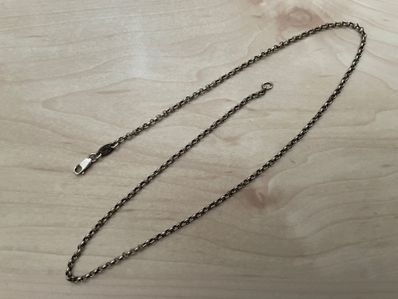 Chrome Hearts Neck Chain Roll 40cm (16 inch) "Silver"