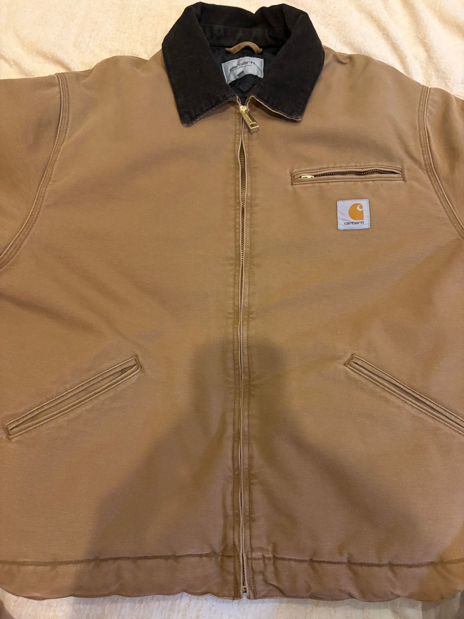Carhartt WIP OG Dearborn Aged Canvas Detroit Jacket "Hamilton Brown/Tobacco"