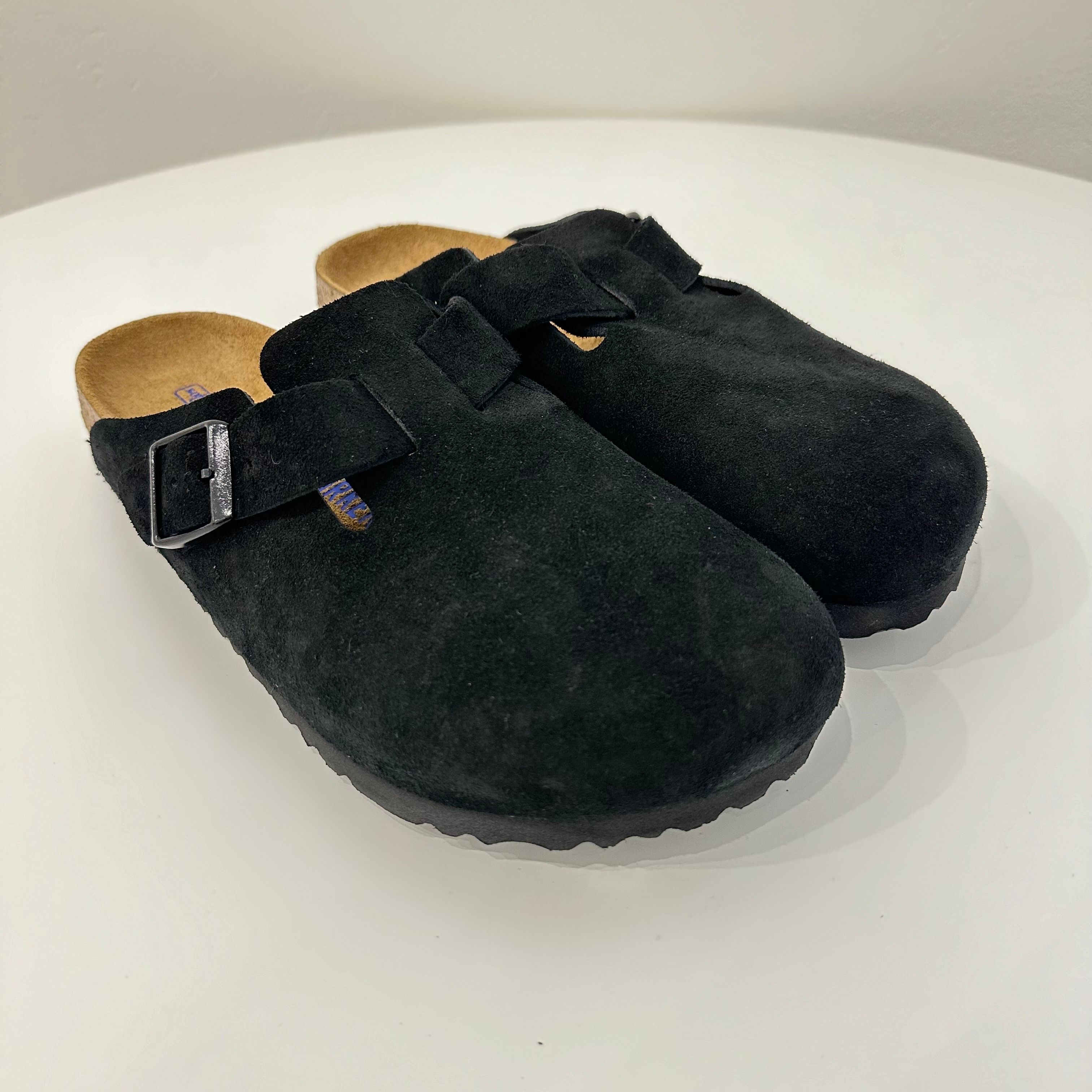 BIRKENSTOCK Boston "Black" (Soft Footbed)