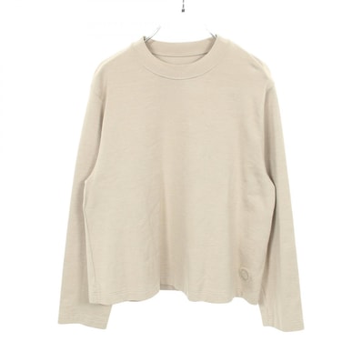 エルメス HERMES セリエワッペン 長袖Tシャツ 衣料品 トップス コットン シルク シルク レディース ベージュ系 3E4610DG 【中古】