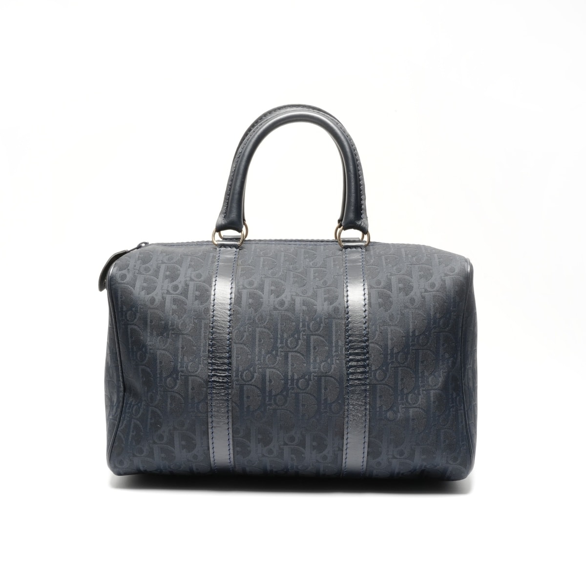 ディオール Dior キャンバス レザー トロッター ハンドバッグ ボストンバッグ【中古】