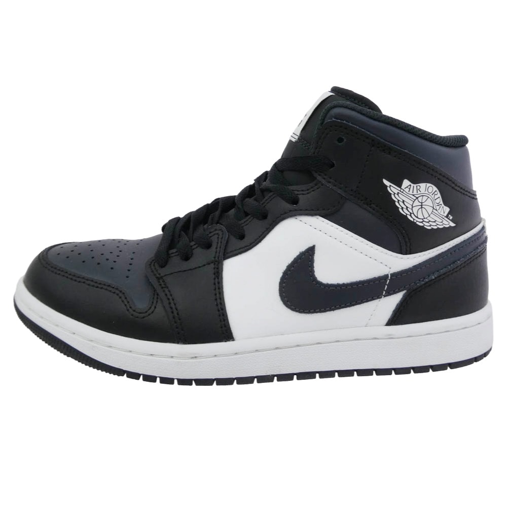 NIKE AIR JORDAN ナイキ ジョーダン スニーカー DQ8426-010 Air Jordan 1 Mid Black Summit White Off Noir AJ1 エアジョーダン ミッド スニーカー ブラック系 26.5cm【中古】
