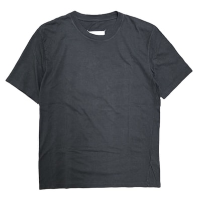 Maison Margiela メゾン マルジェラ 22SS Washed Tee クルーネック 半袖Tシャツ S50GC0672 S24347 M コットン ブラック メンズ【中古】