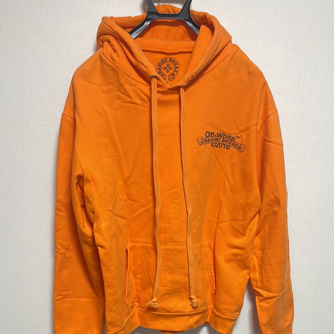 Chrome Hearts x Off-White 2018 Hoodie "Orange"