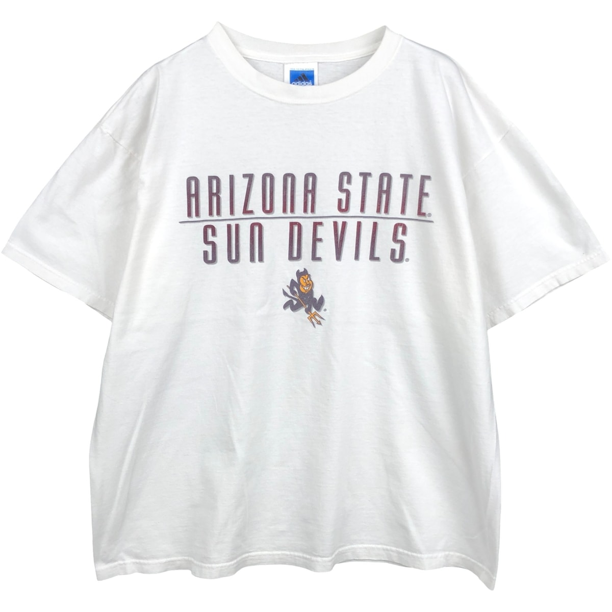 古着 90~00年代 アディダス adidas TEAM カレッジTシャツ メンズL相当 ヴィンテージ/eaa638951