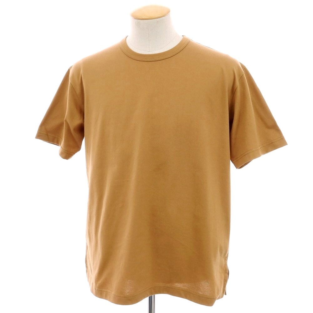 【中古】ジュンヤワタナベ マン JUNYA WATANABE MAN 2025年春夏 ポリエステルコットン クルーネック 半袖Tシャツ キャメル【サイズS】【メンズ】