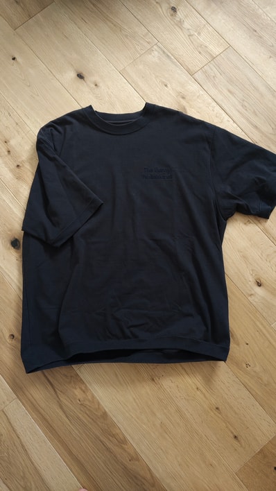 ENNOY Short Sleeve Hem Rib Tee "Navy"