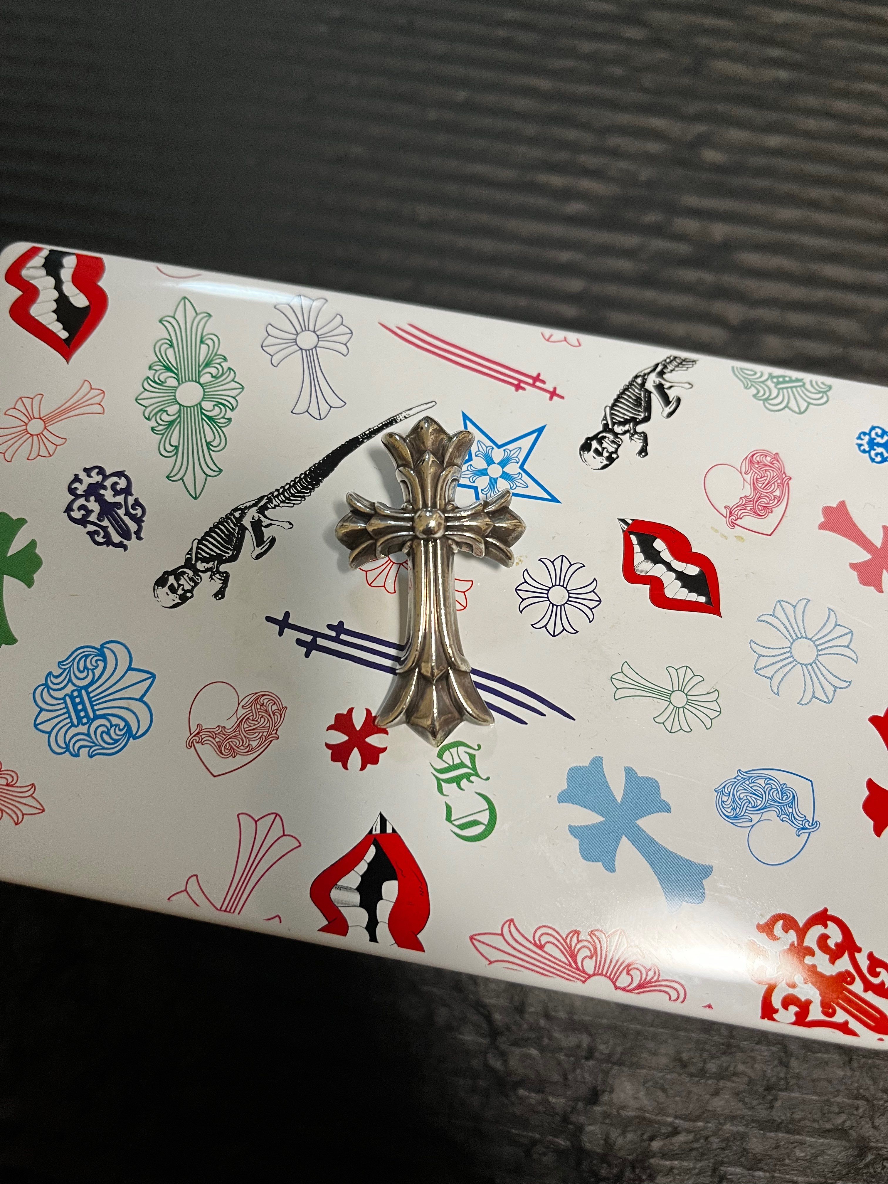 Chrome Hearts Double CH Cross Pendant S "Silver"