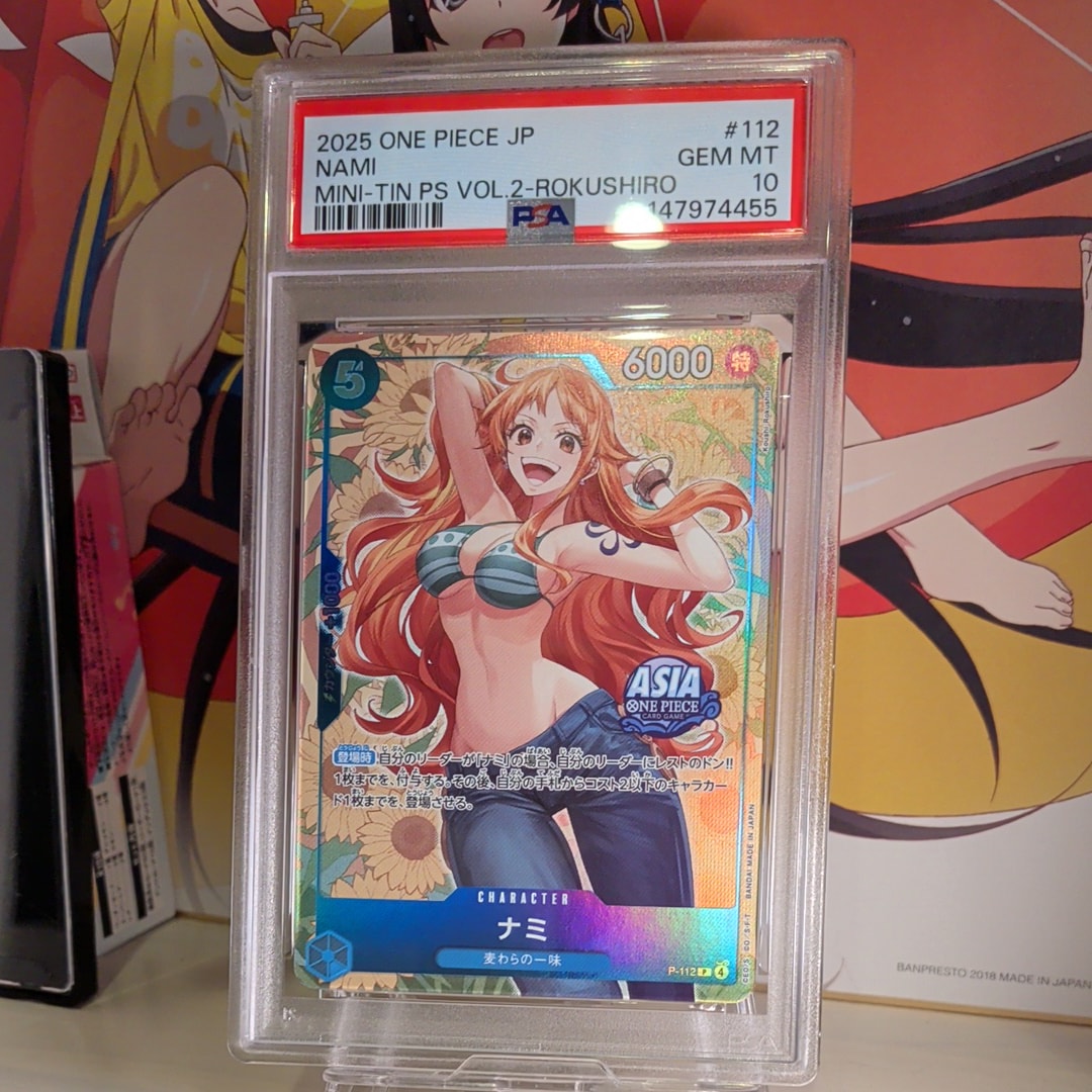 PSA10】ナミ P [P-112]【アジア版】(プロモーションカード「ミニティン