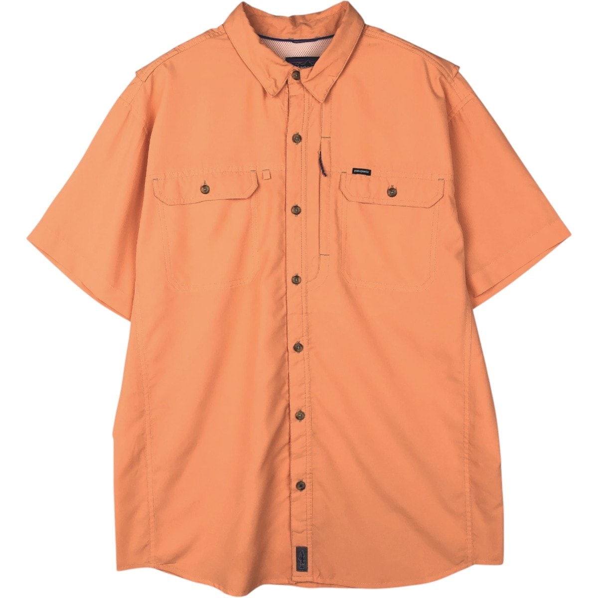 古着 パタゴニア Patagonia ソルパトロールIIシャツ 54234SP15 リップストップ 隠しボタンダウン 半袖 フィッシングシャツ メンズL相当/eaa658092