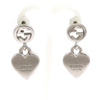 グッチ GUCCI ピアス シルバー925 シルバー レディース【中古】 h31828a
