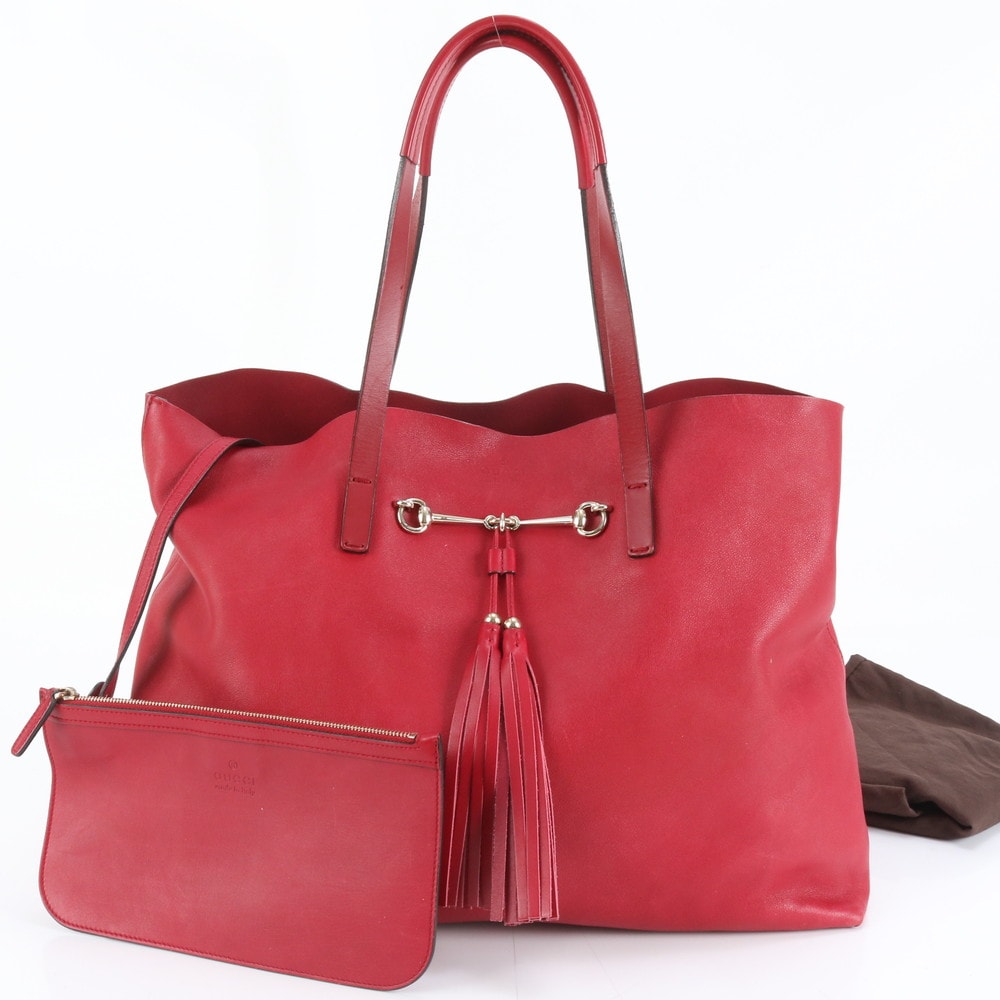 グッチ ホースビットタッセル 297007 ショルダーバッグ レザー