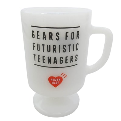 HUMAN MADE ヒューマンメイド その他アクセサリー HM31GD094 ANIMAL GLASS TUMBLER アニマル グラス タンブラー ホワイト系 F【新古品】【未使用】【中古】
