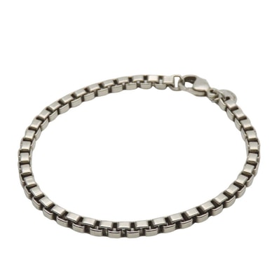 【中古】 ティファニー ブレスレット ベネチアンリンク シルバー925 約15.6g シルバー アクセサリー レディース 女性 TIFFANY&Co.
