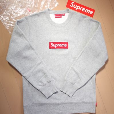 Supreme Box Logo Crewneck "Grey" (15FW)
