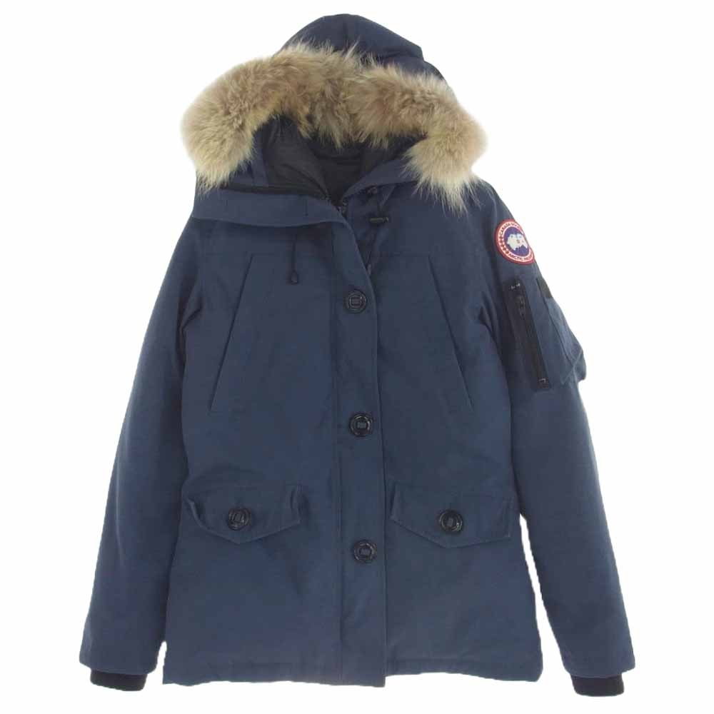 CANADA GOOSE カナダグース ダウンジャケット 2530LA 国内正規品 グリフィンタグ Montebello Parka モンテベッロ パーカ ダウンジャケット ネイビー系 XS【中古】