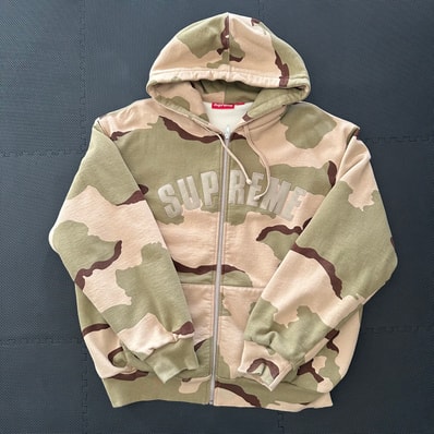 Supreme Arc Thermal Zip Up Hooded Sweatshirt "Desert Camo"