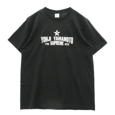 Supreme シュプリーム Y's Yohji Yamamoto ワイズ ヨウジヤマモト x Y's by Yohji Yamamoto ワイズバイヨウジヤマモト Star Tee スター プリント 半袖 Tシャツ ブラック系 M【中古】