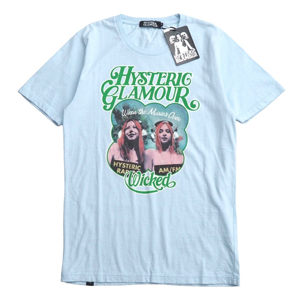 ■美品■HYSTERIC GLAMOUR ヒステリックグラマー 半袖Tシャツ サイズS クルーネック ブランド古着【中古】20260327/RA8453