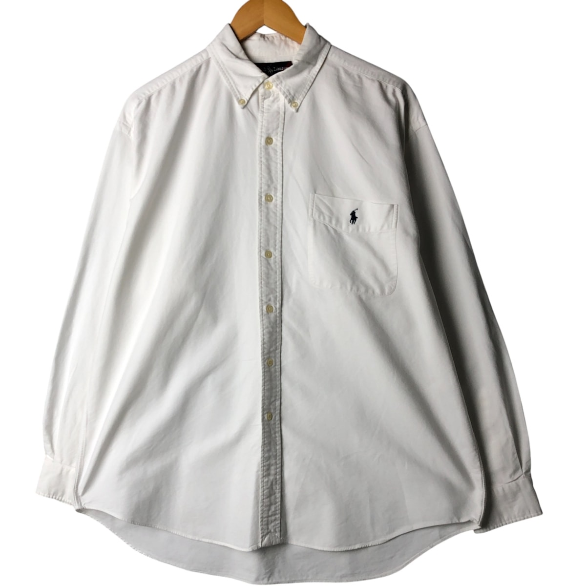 古着 ラルフローレン Ralph Lauren BIG SHIRT 長袖 ボタンダウンシャツ メンズL相当/eaa578668