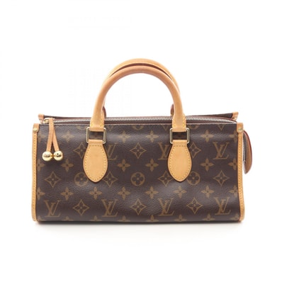 ルイ・ヴィトン LOUIS VUITTON ポパンクール モノグラム ハンドバッグ バッグ PVCコーティングキャンバス レザー モノグラム レディース ブラウン系 M40009 【中古】