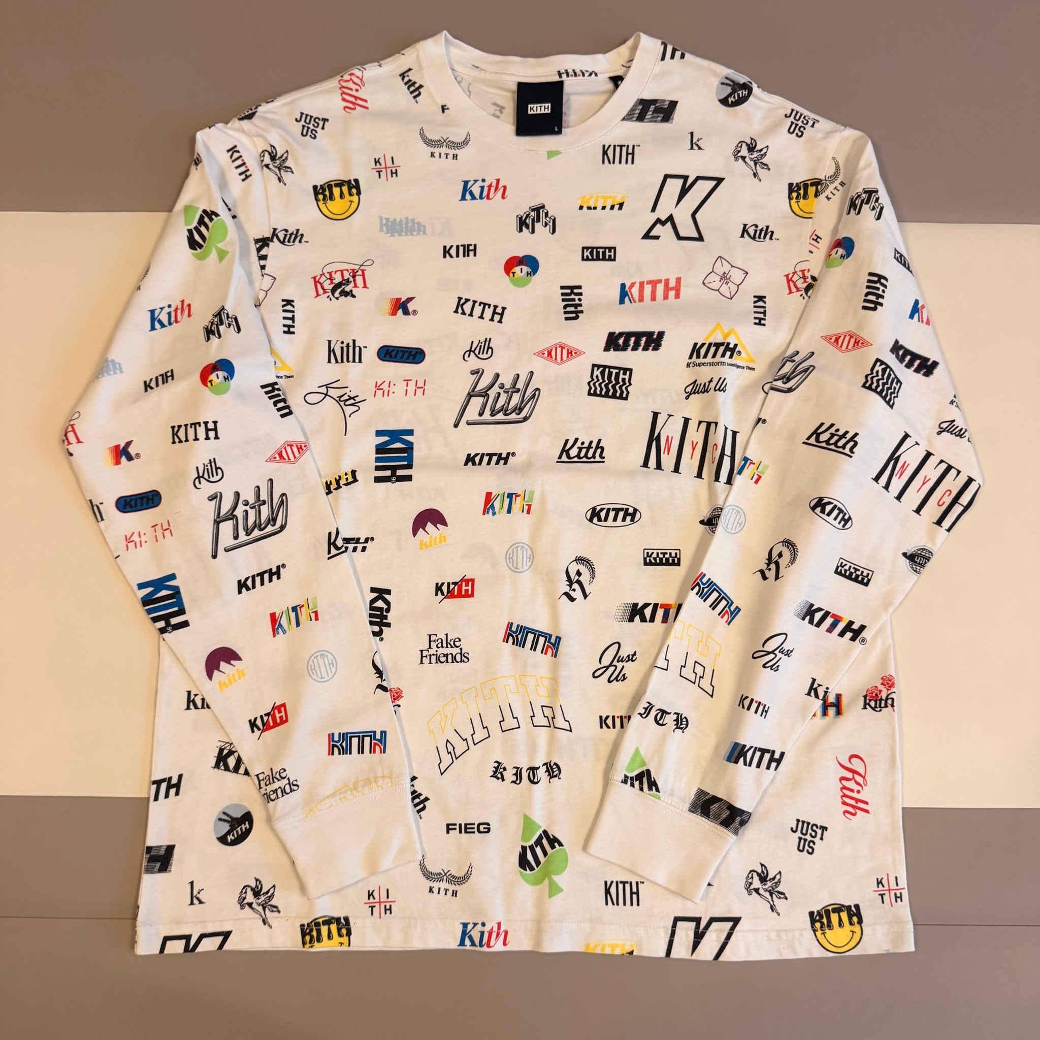 Kith Novel L/S Tee "White" KHM030046