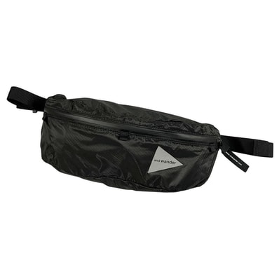 AND WANDER アンドワンダー 574-5975214 sil waist bag ウエストバッグ 56158