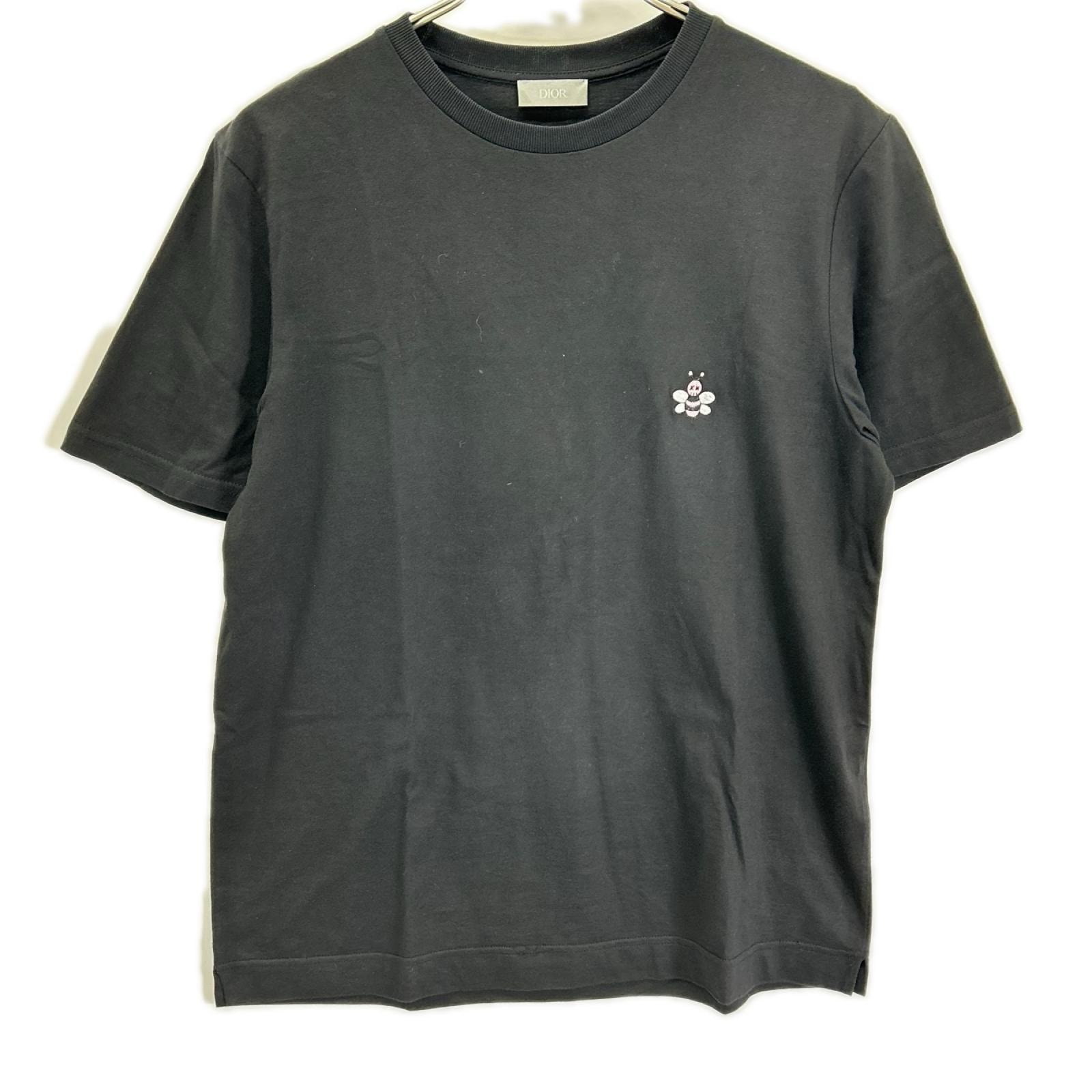 ディオールオム 923J611W6041 カウズ BEE刺繍 クルーネック 半袖Tシャツ M