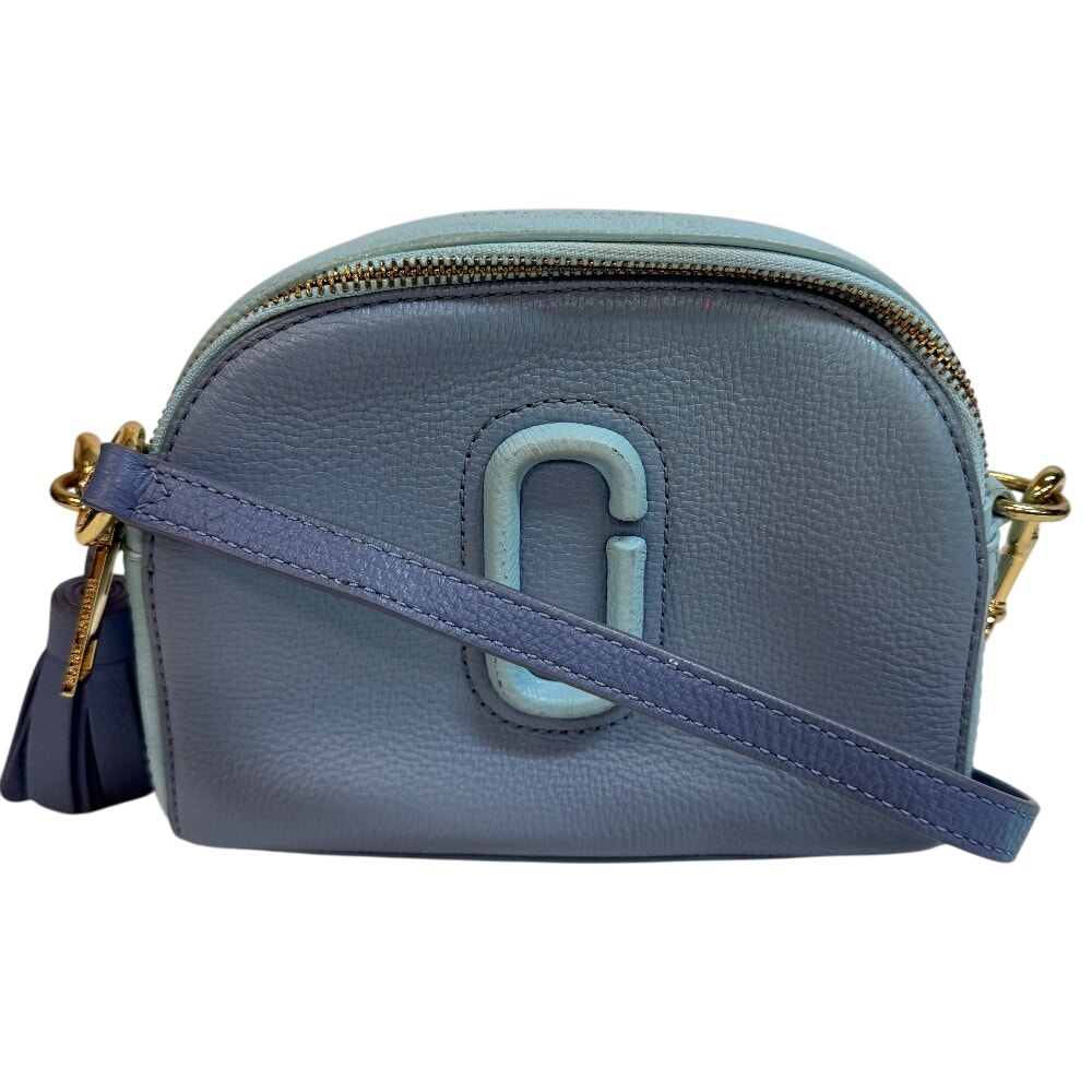 マークジェイコブス MARC JACOBS ショルダーバッグ スナップショット ハーフムーン フリンジチャーム付き H112L01SP21 491 ブルー