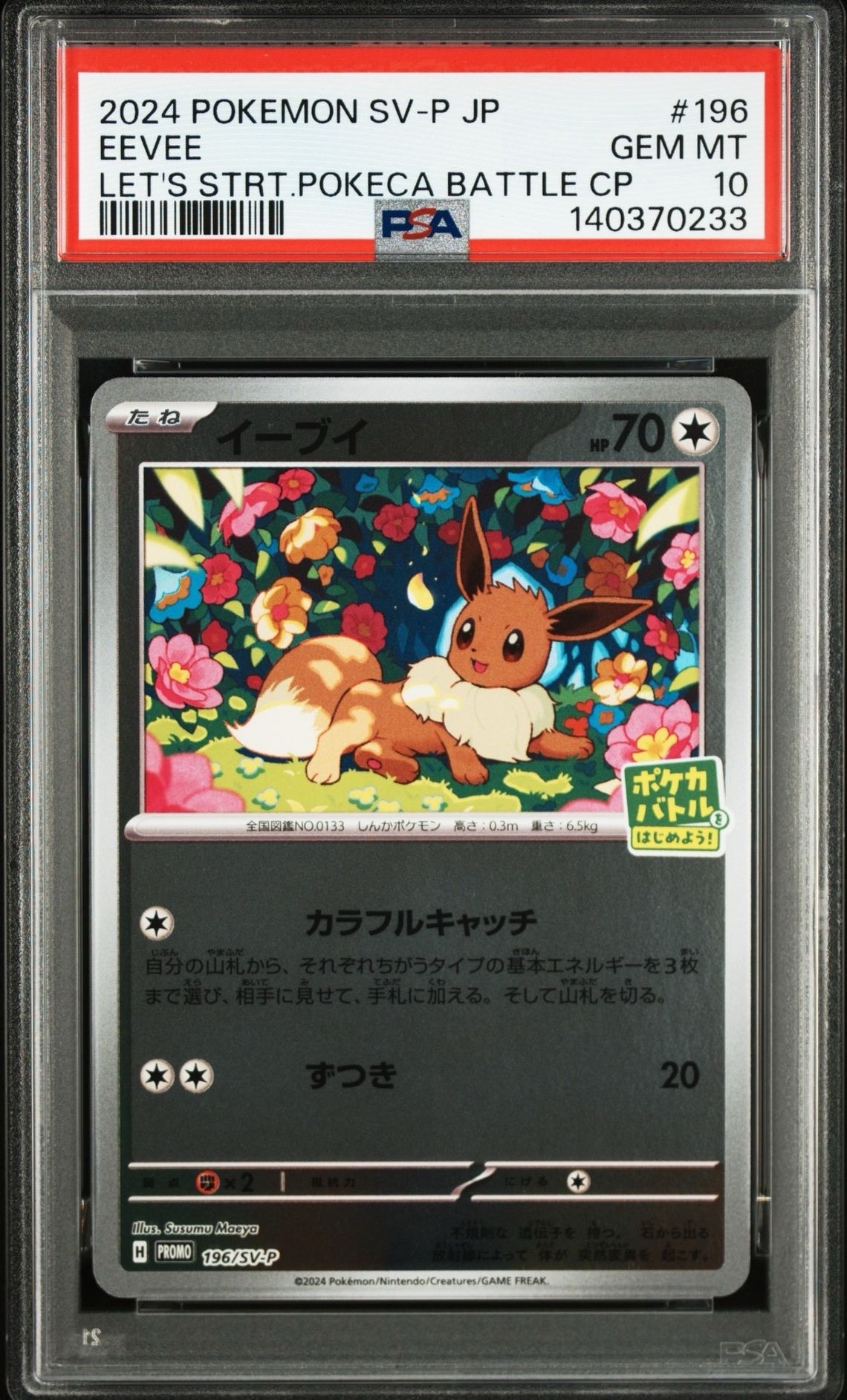 イーブイ P [SV-P-SM 196](プロモカードパック「ポケカバトルをはじめよう!キャンペーン」)