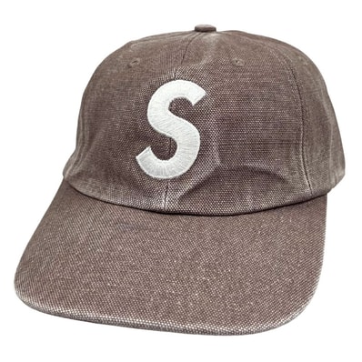 SUPREME シュプリーム 24AW Pigment S Logo 6-Panel キャップ カーキ 52895