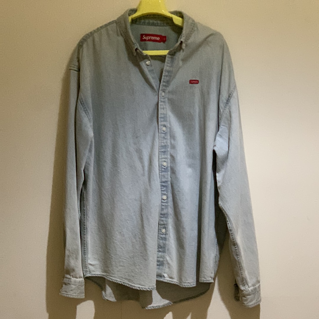 Supreme Small Box Shirt "Washed Denim"
