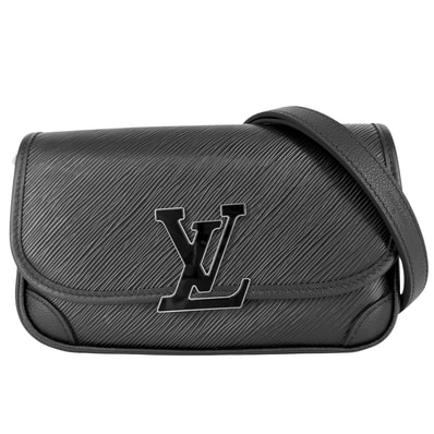 LOUIS VUITTON ルイヴィトン ショルダーバッグ ビュシNM 肩掛け 斜め掛け ブラック 黒 M59386 エピレザー ノワール シルバー金具 レディース【中古品】