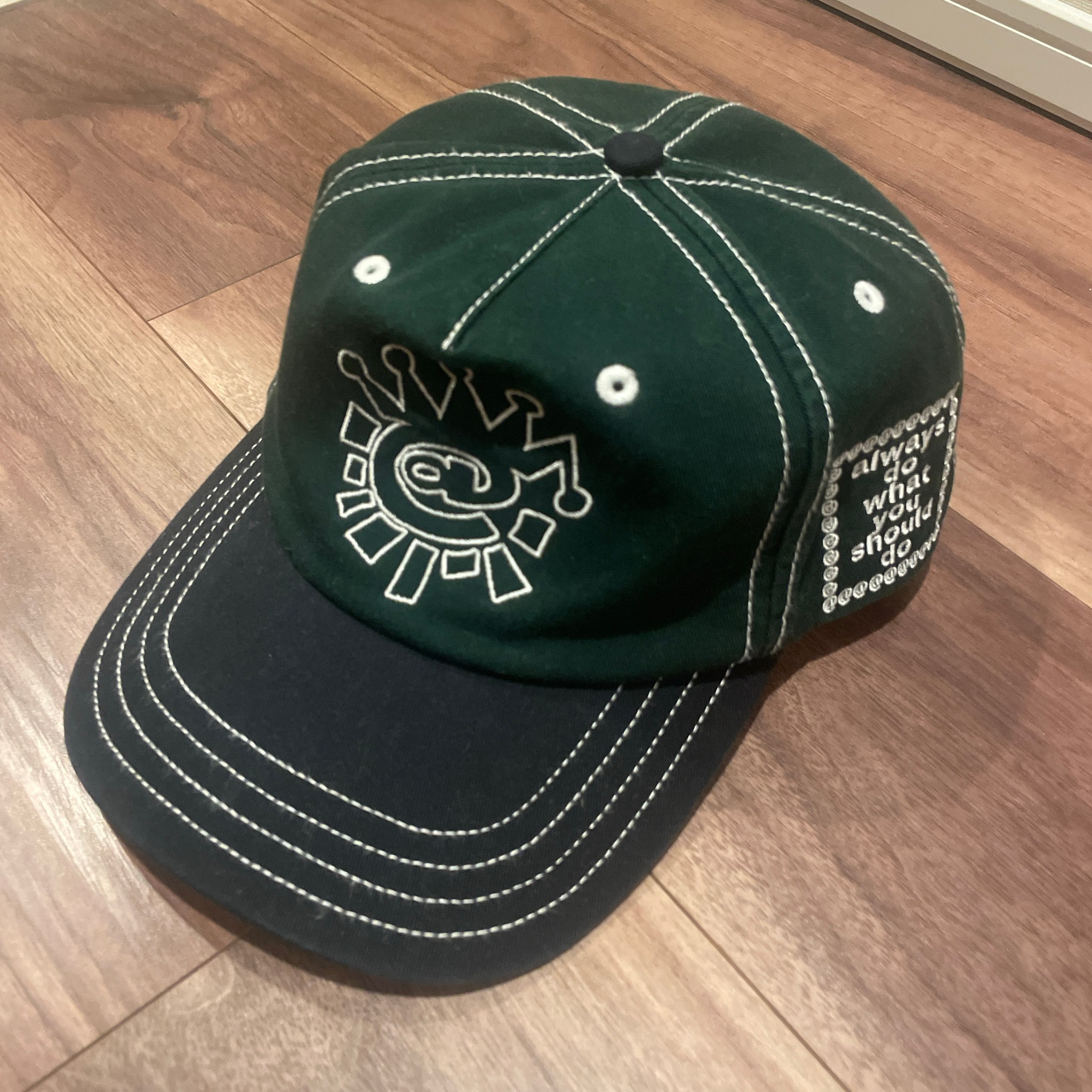 Stussy x Always Do What You Should Do Snapback Cap "Hunter"