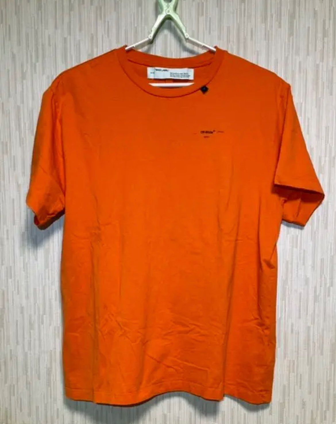 OFF-WHITE Oversized Abstract Arrows Embroidered T-Shirt "Orange"