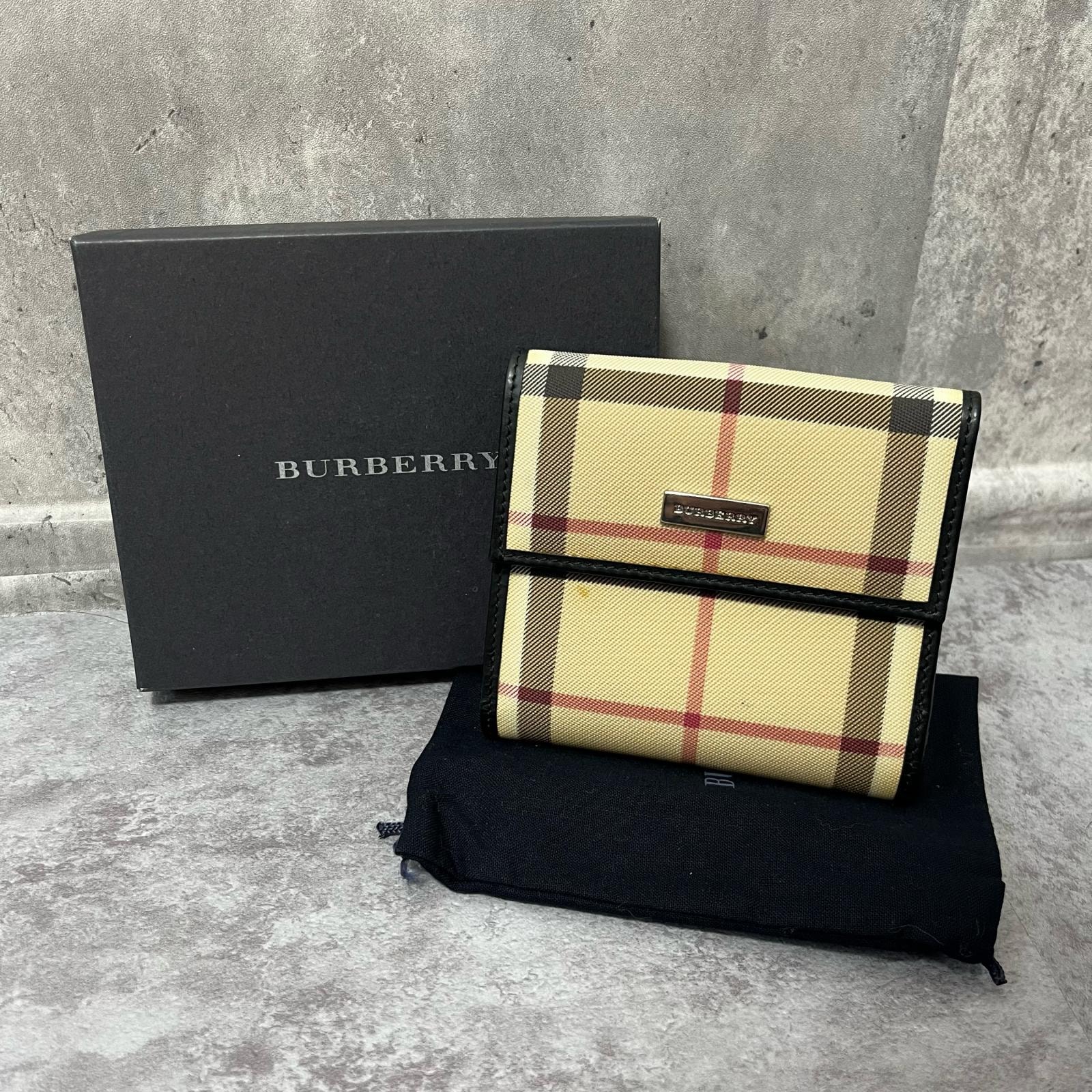 バーバリー 三つ折り財布 ユニセックス