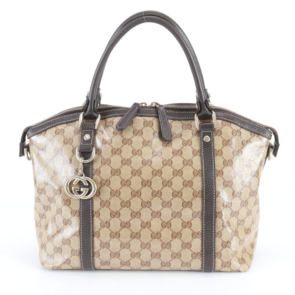 ■美品 グッチ GGクリスタル 341503 トート バッグ