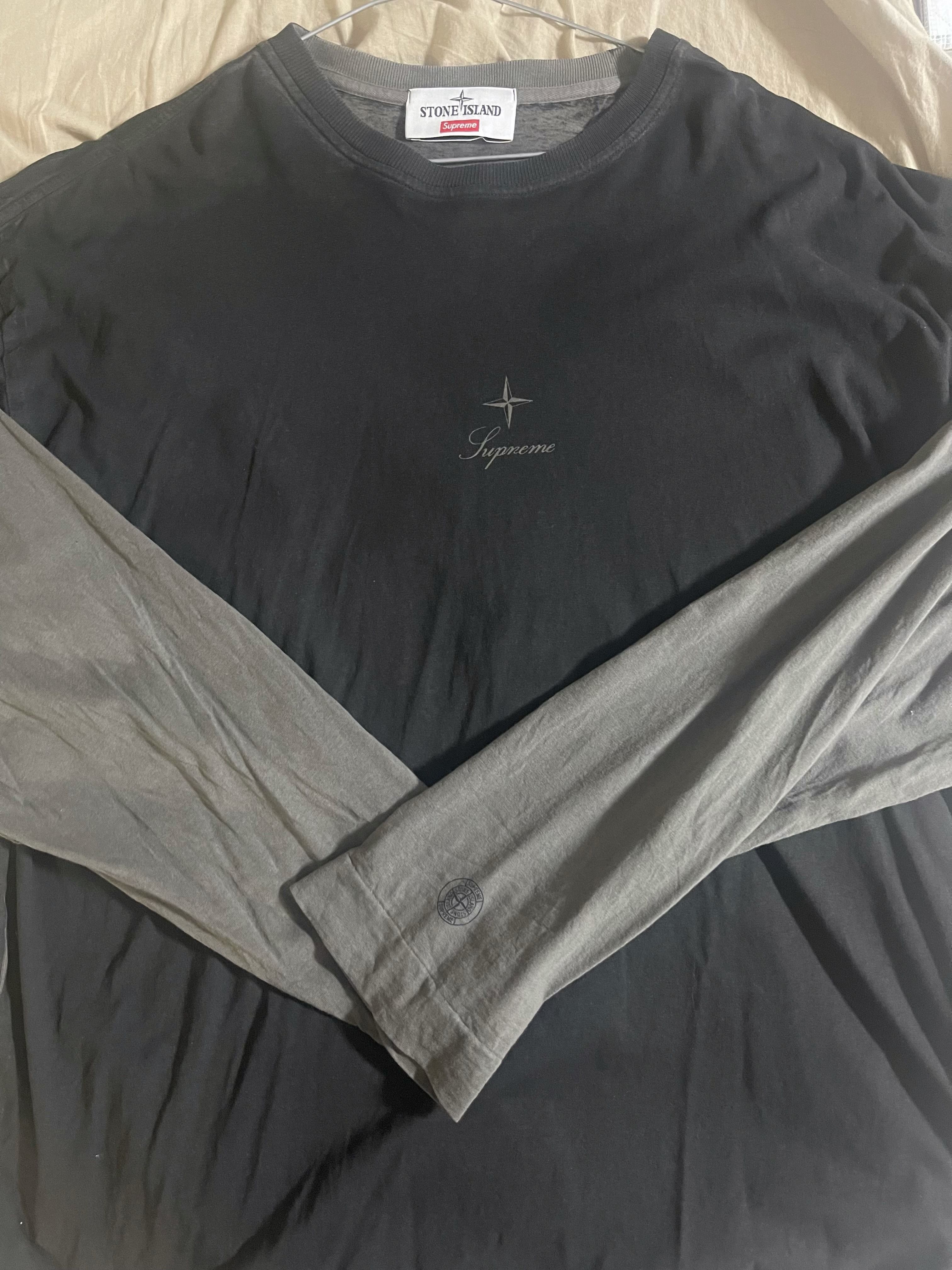 Supreme / Stone Island L/S Top "Black"