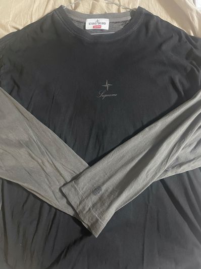 Supreme / Stone Island L/S Top "Black"