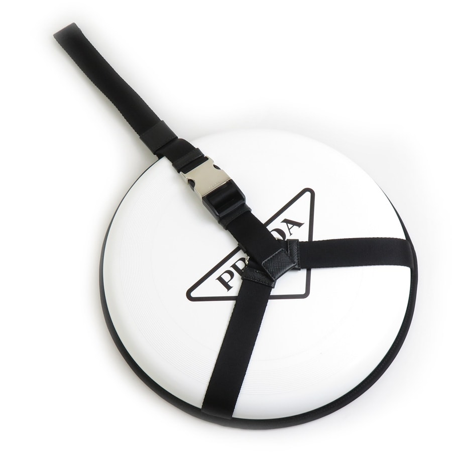 プラダ PRADA フリスビー プラスチック ホワイト ユニセックス 2XD012【中古】 h30646j