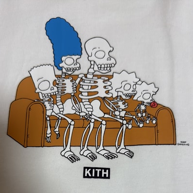 Kith The Simpsons Couch L/S Tee "White"