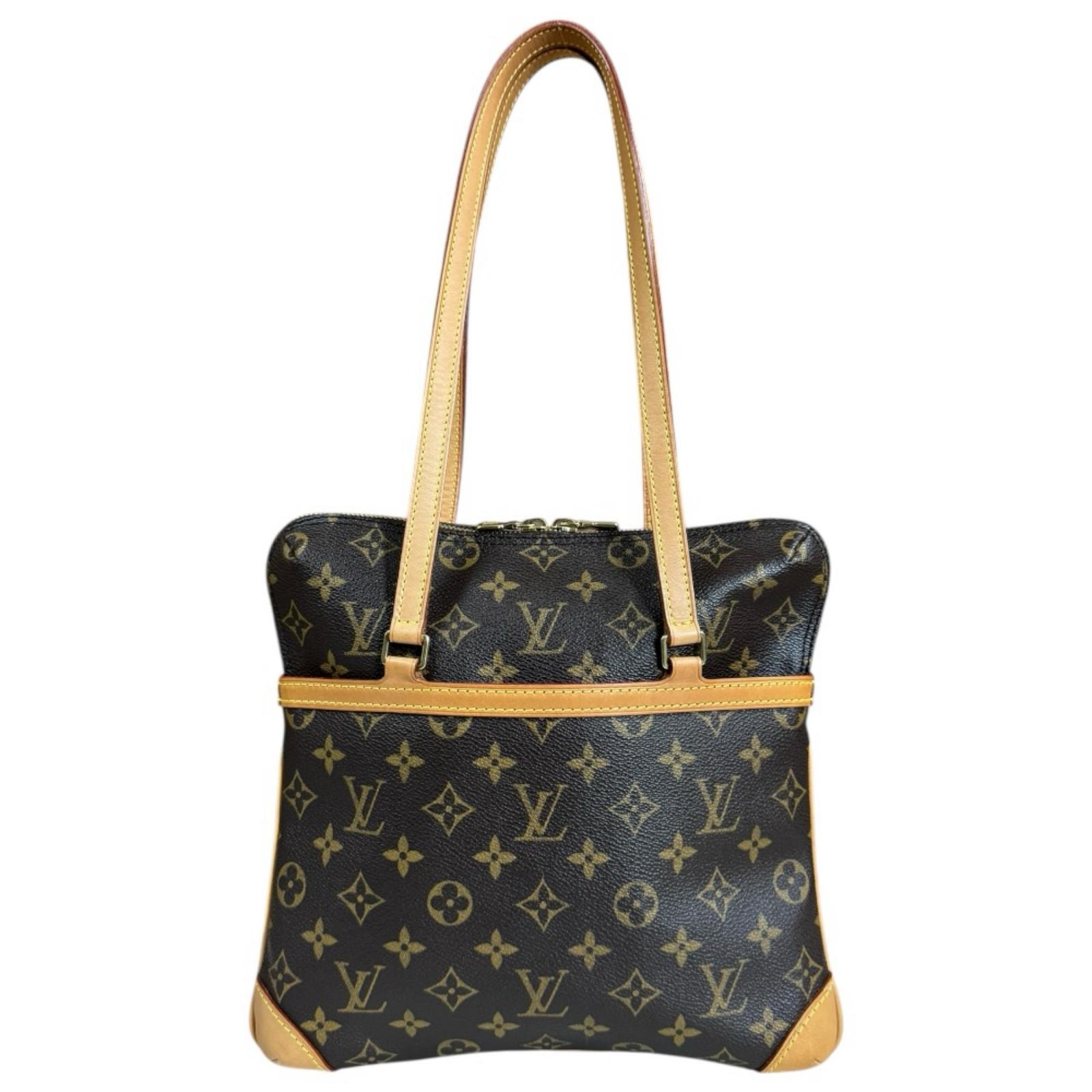 ルイヴィトン クーサンGM モノグラム ショルダーバッグ モノグラムキャンバス M51141 ブラウン レディース LOUIS VUITTON  中古