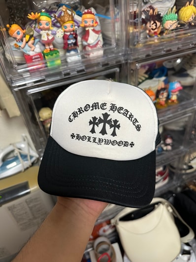 Chrome Hearts Trucker Cap King Taco "Black/White"