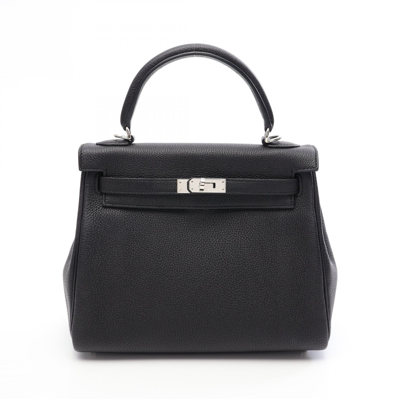エルメス HERMES ケリー25 2WAY ハンドバッグ バッグ レザー トゴ B刻印(2023年製造) レディース ブラック系 044624CK 【中古】