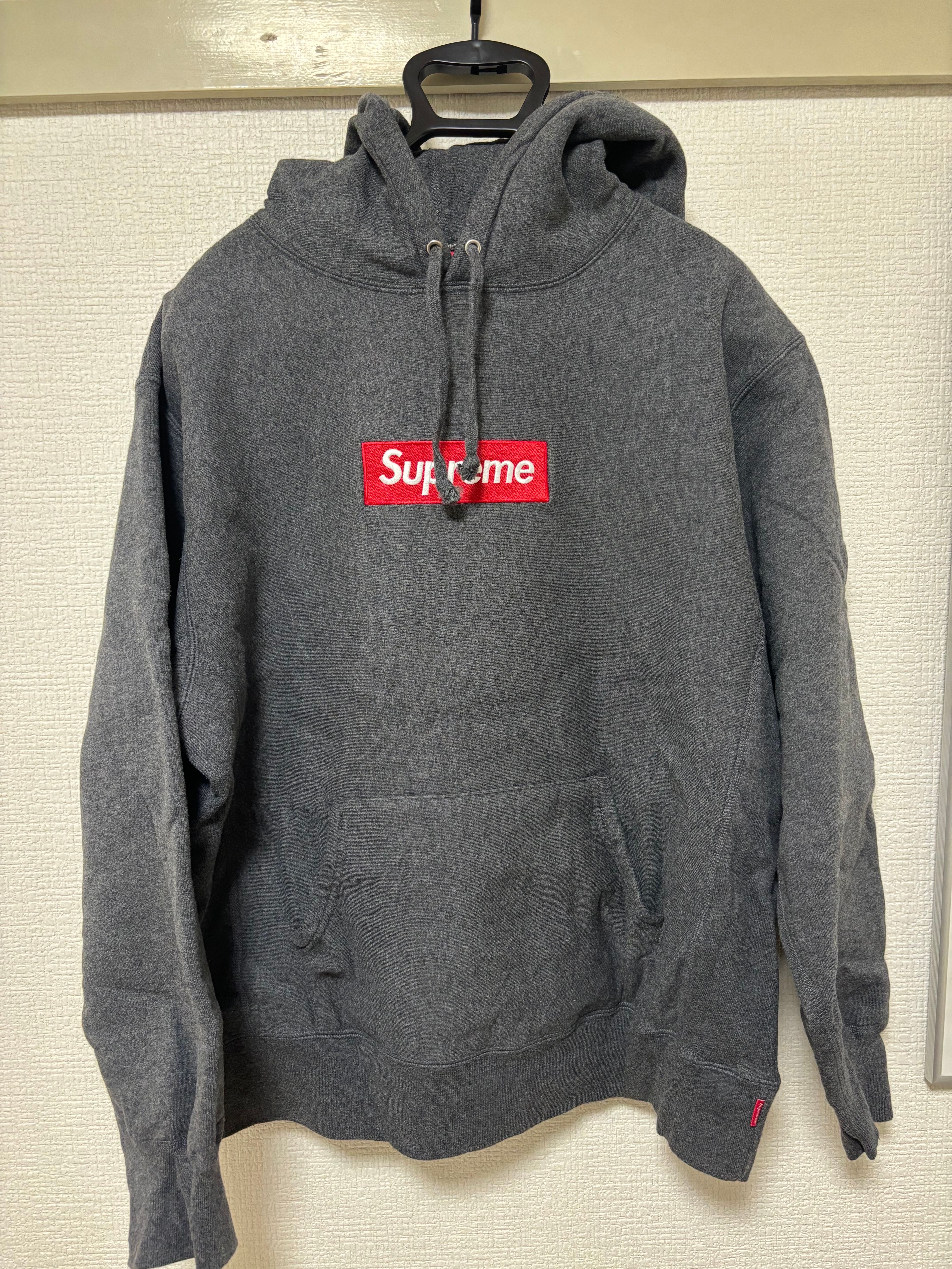 Supreme Box Logo Hooded Sweatshirt "Charcoal" (21FW)