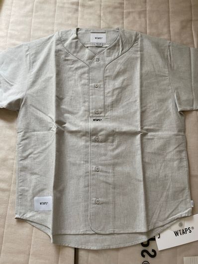 Wtaps League SS Cotton Oxford"Gray"