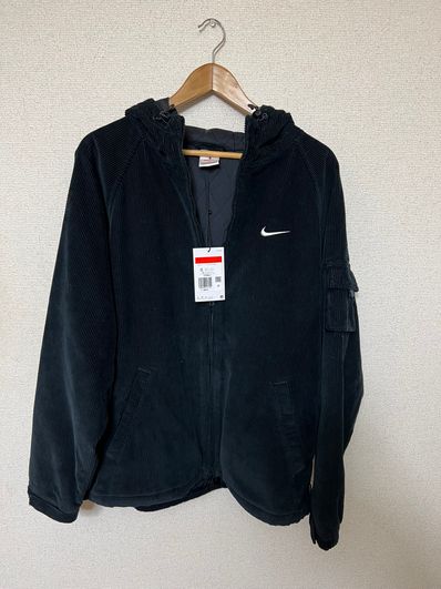 Supreme / Nike Arc Corduroy Hooded Jacket "Black"