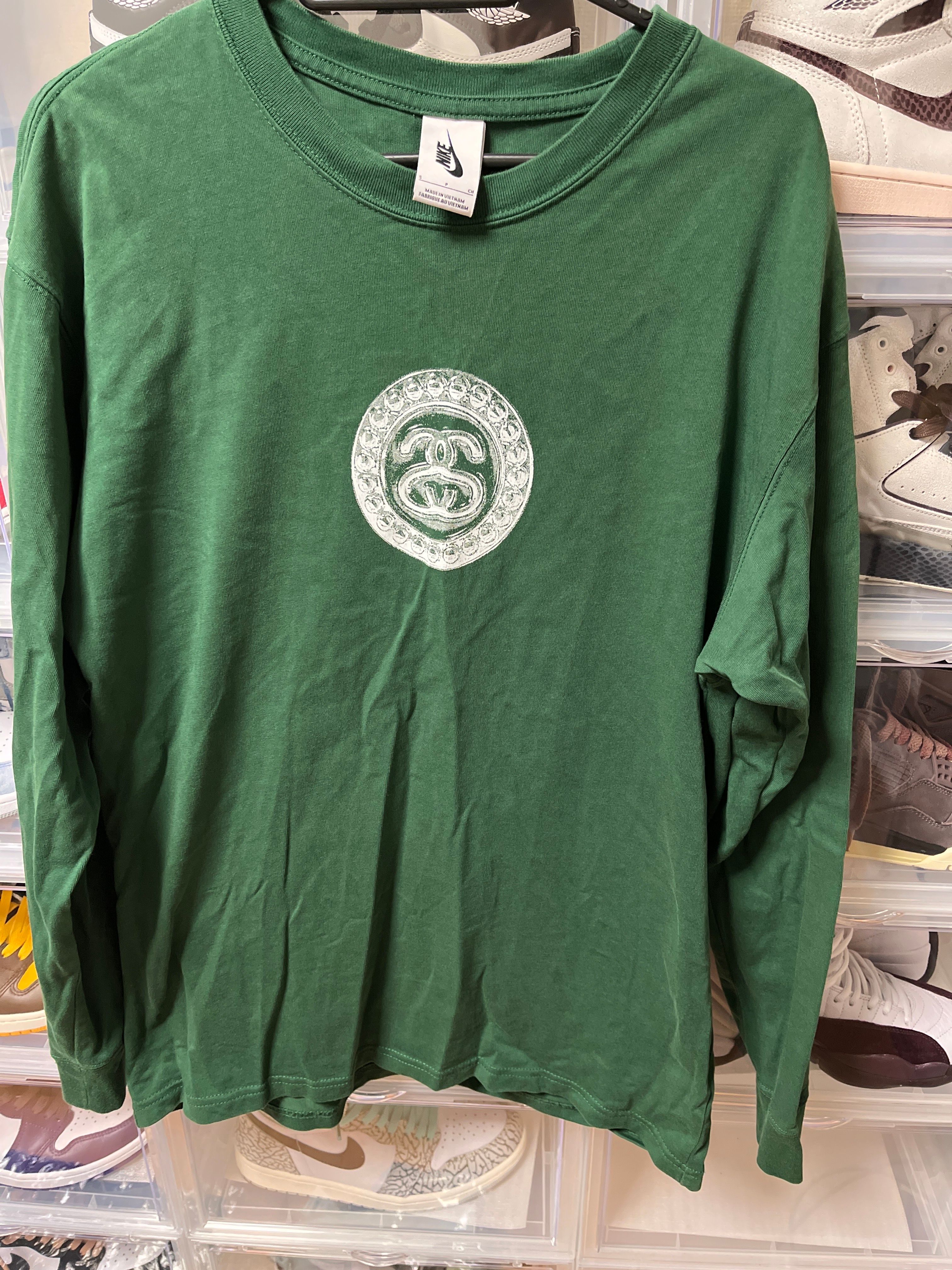 Nike x Stussy SS Link L/S T-Shirt "Green"