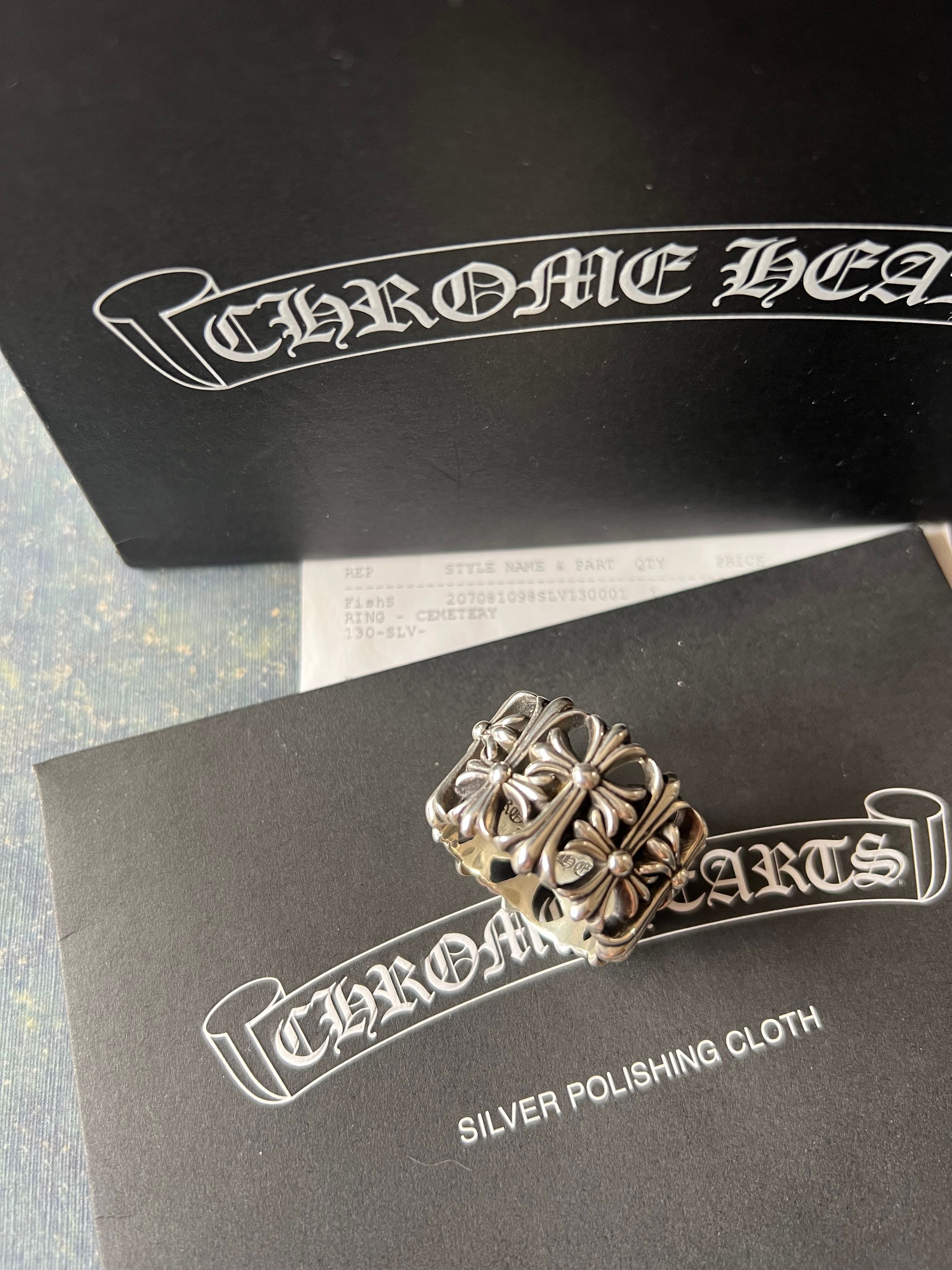 クロムハーツ セメタリー リング アメリカサイズ13、日本サイズ28.5